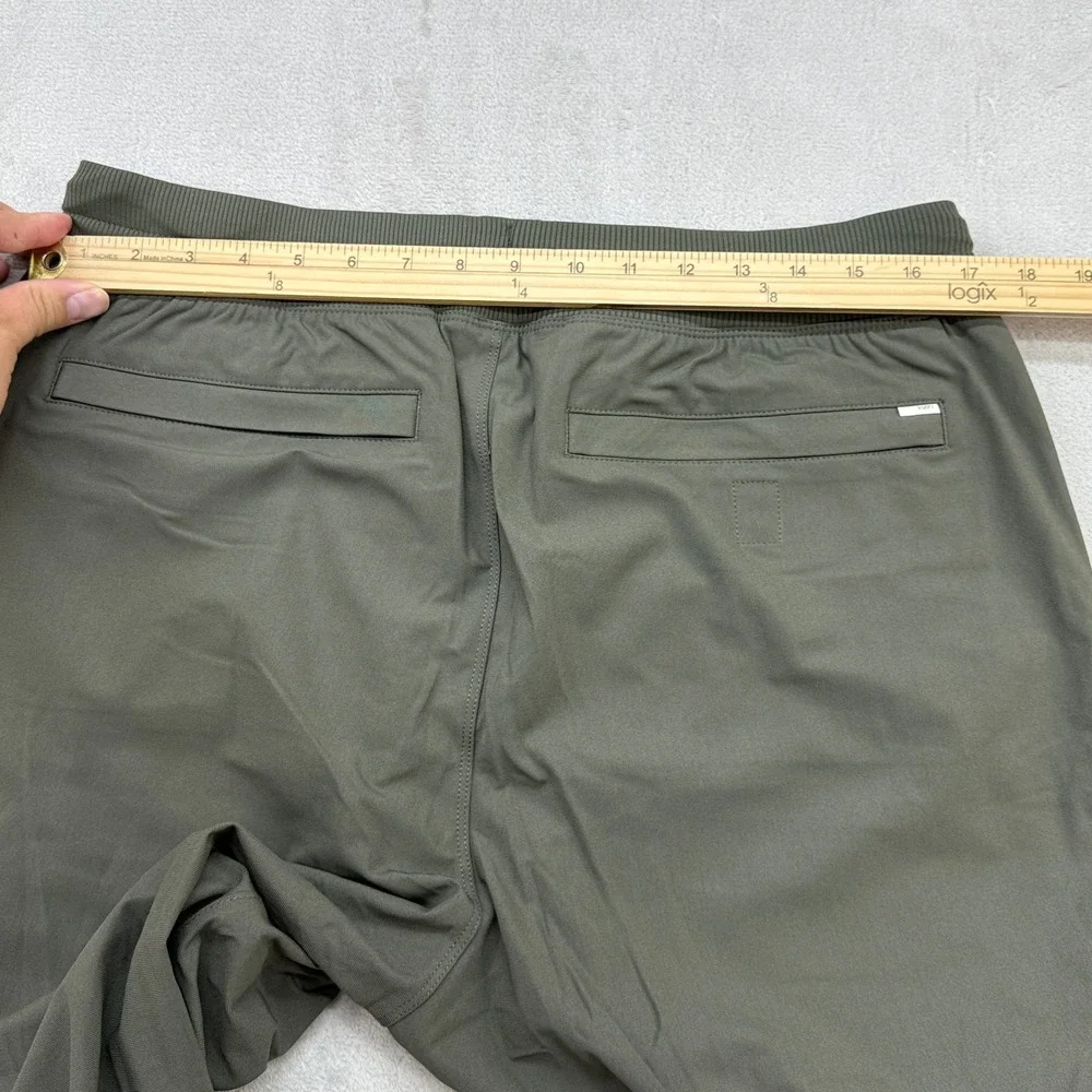 Vuori Meta Joggers Mens XL Olive Green Performance Activewear Pants V436 Casual